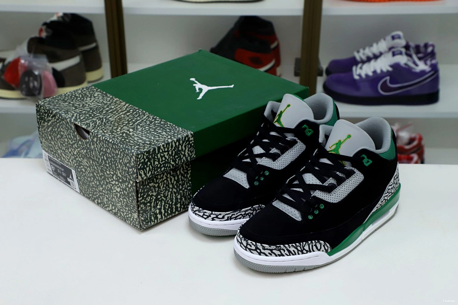 JORDAN AIR PINE GREEN 3 1005